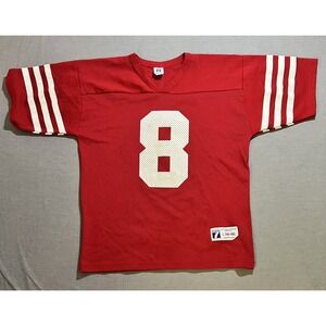VTG 90s Logo 7 San Francisco SF 49ers‎ Steve Young Football Jersey M 42-44